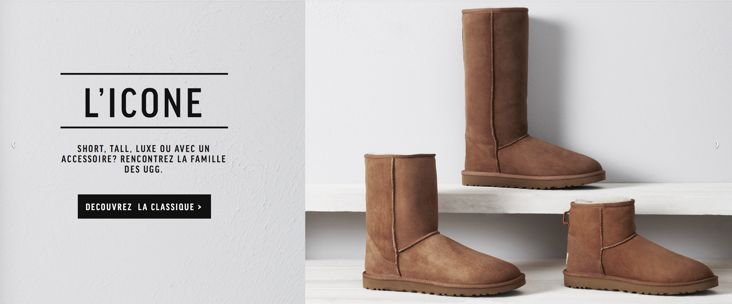 ugg ouverte